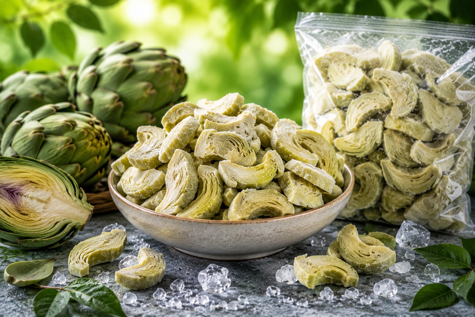 Artichokes Slices