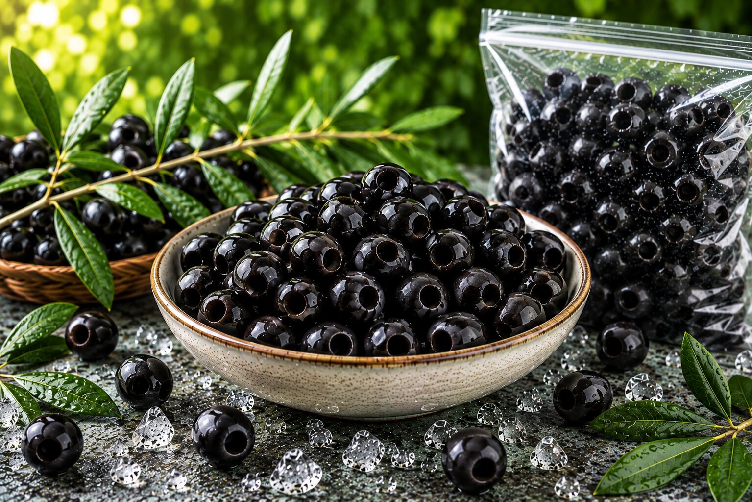 Pitted Black Olives