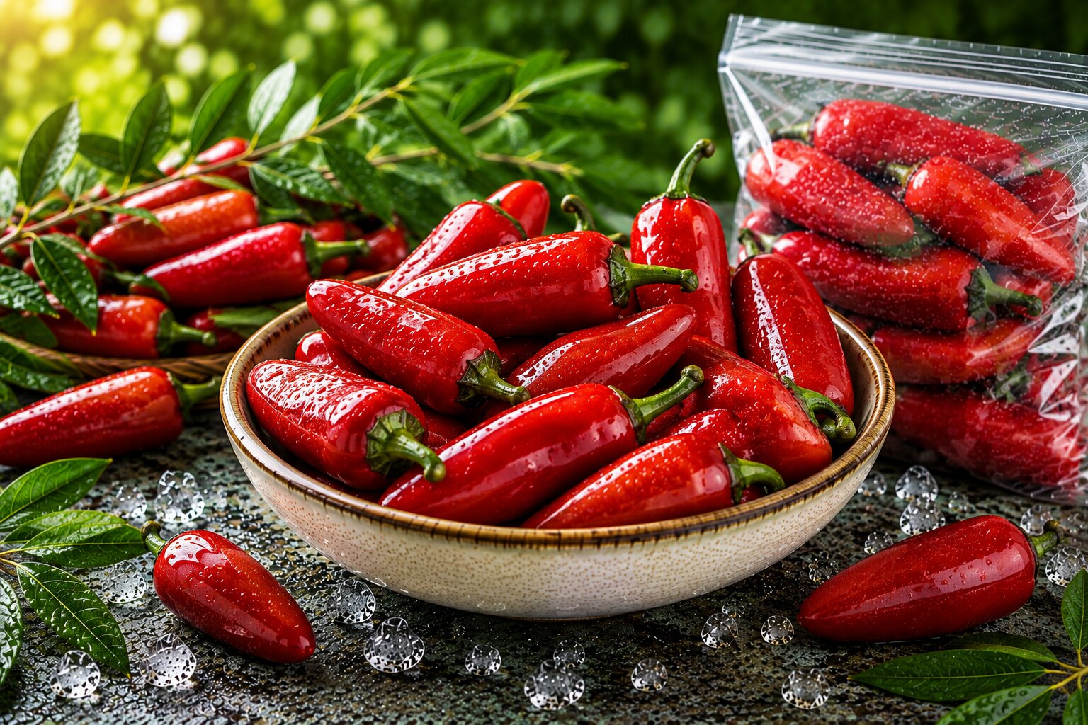 Whole Red Jalapeno