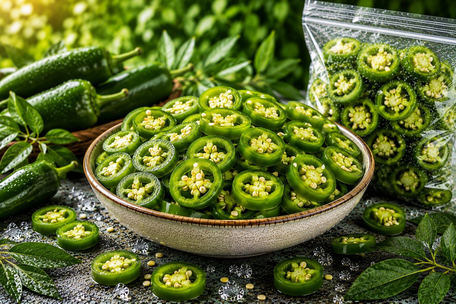 Sliced Green Jalapeno