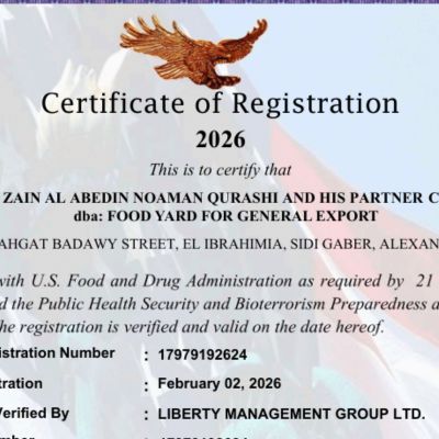 U.S. FDA Registration