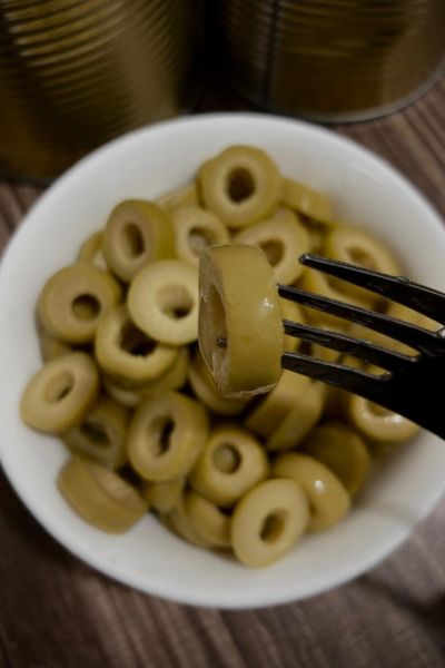 Sliced Green Olives