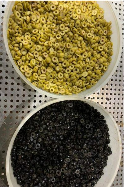 Sliced Green Olives